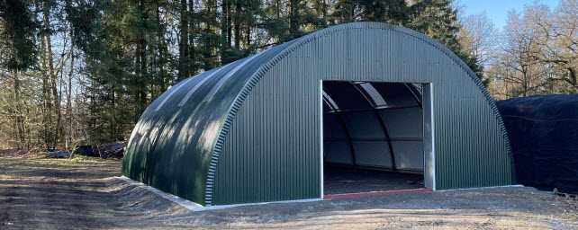 Rundbågehall 8 x 12 meter